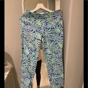 Late spade pants with zip on side